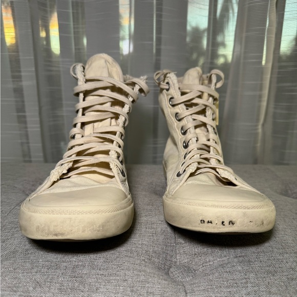 BALENCIAGA PARIS HIGH TOP SNEAKER SIZE 10 IN WHITE - 100% AUTHENTIC - Picture 2 of 6